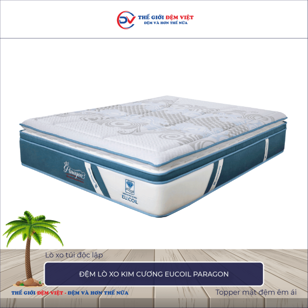 Đệm lò xo Kim Cương EuCoil Paragon